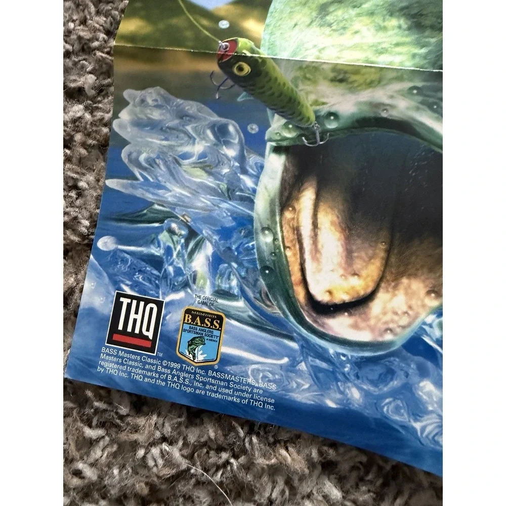 Bass Masters Classic P-DMG-AQME-USA Foldable Poster Nintendo Only